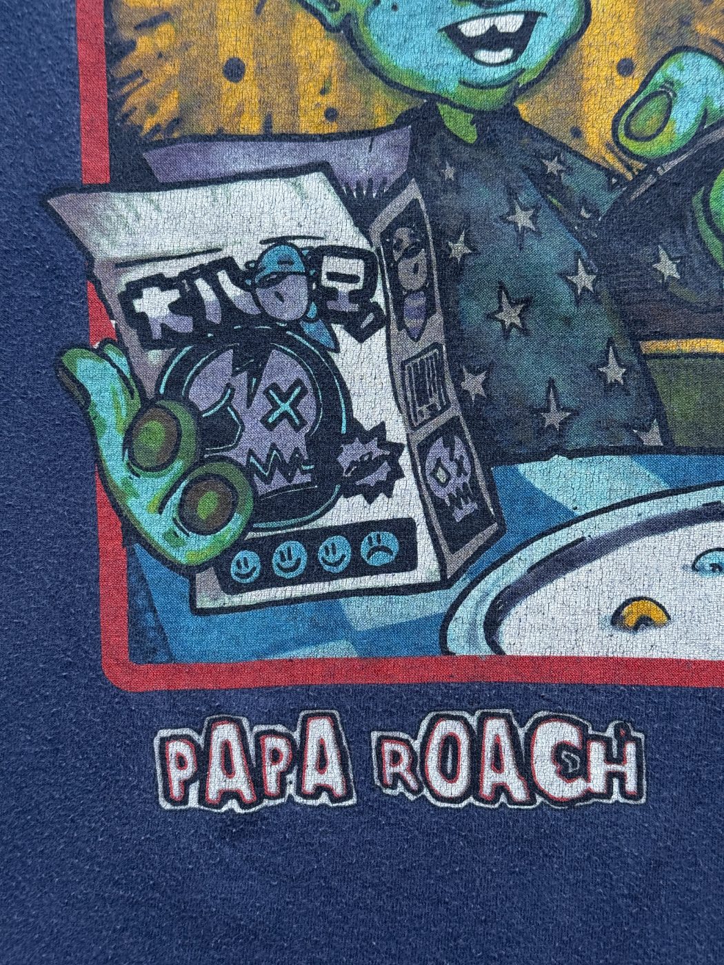 Papa Roach New Metal 2000's Vintage Band T-Shirt - Large