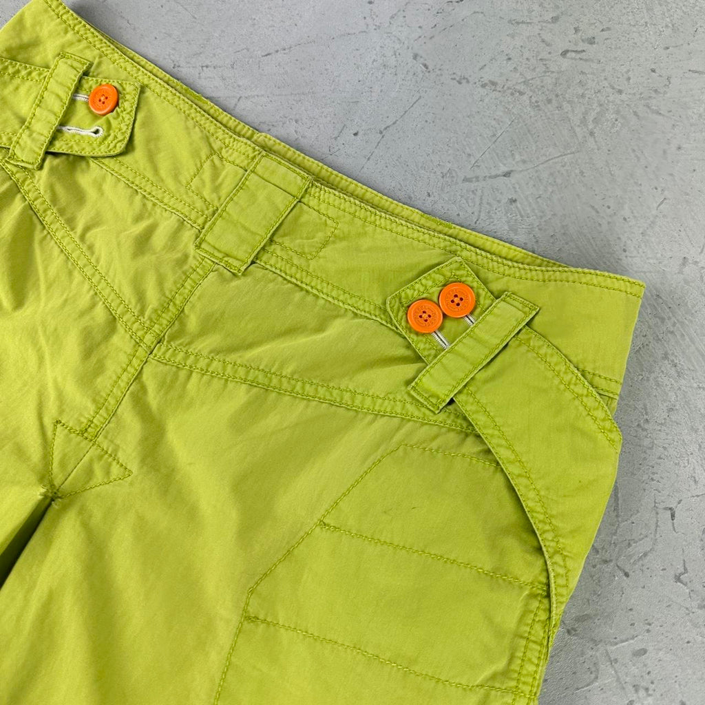 Diesel Lime Green Vintage Y2K Skirt - 26