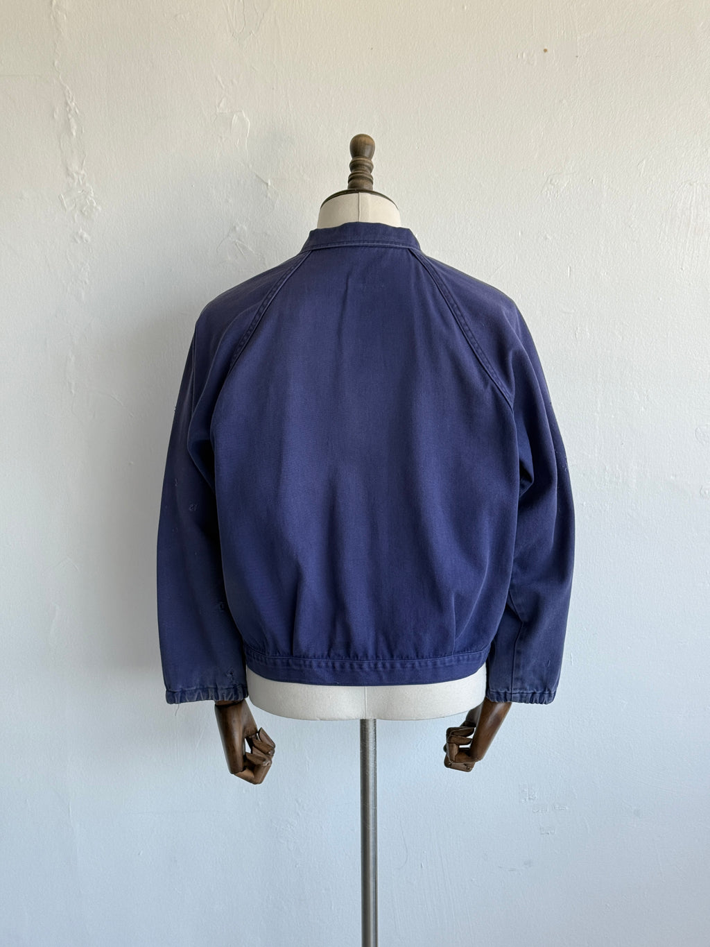 Blue French Vintage Workwear Chore Jacket CH484 - XS