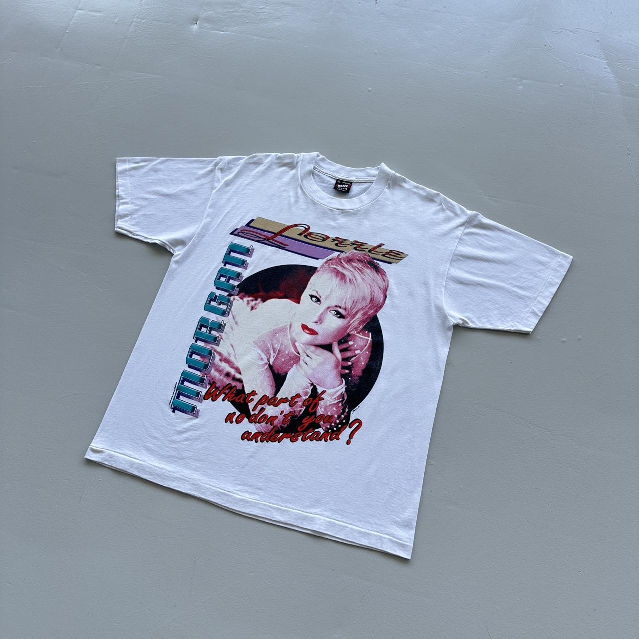White Lorrie Morgan Vintage 90s Tour T-shirt - XL