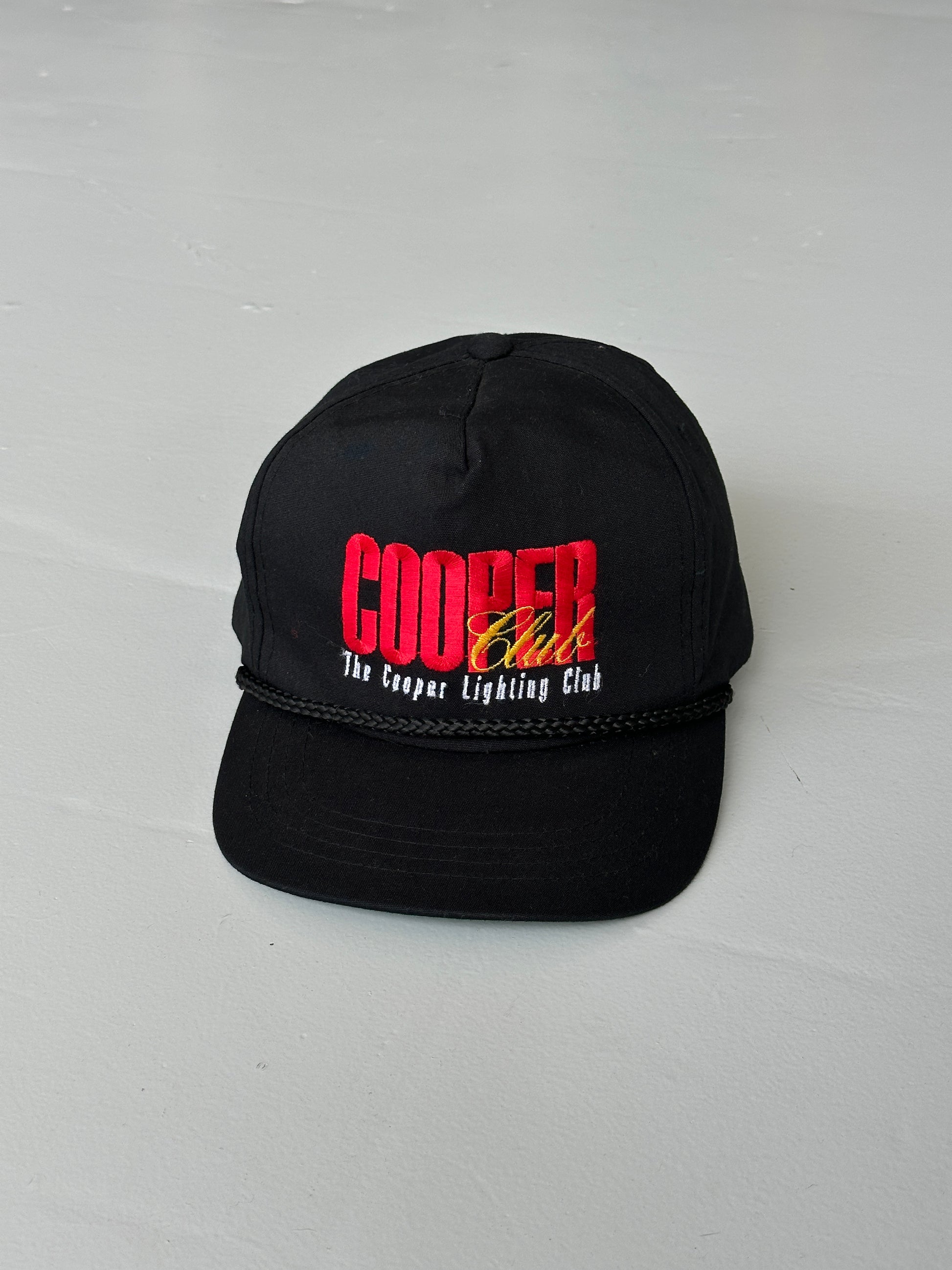 Black Cooper Lighting Club Vintage SnapBack Cap