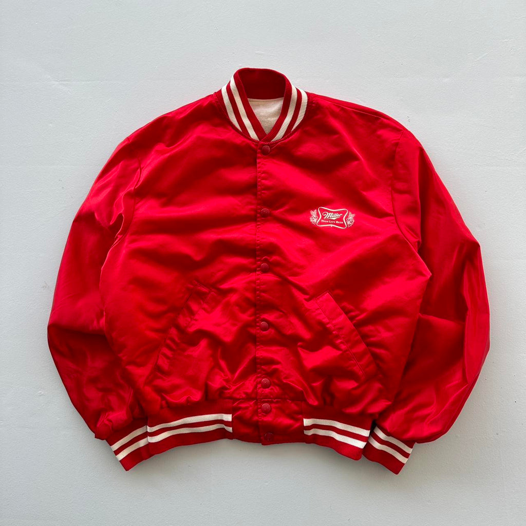 Miller Lite Beer 80’s Red Vintage Varisty Jacket - Small