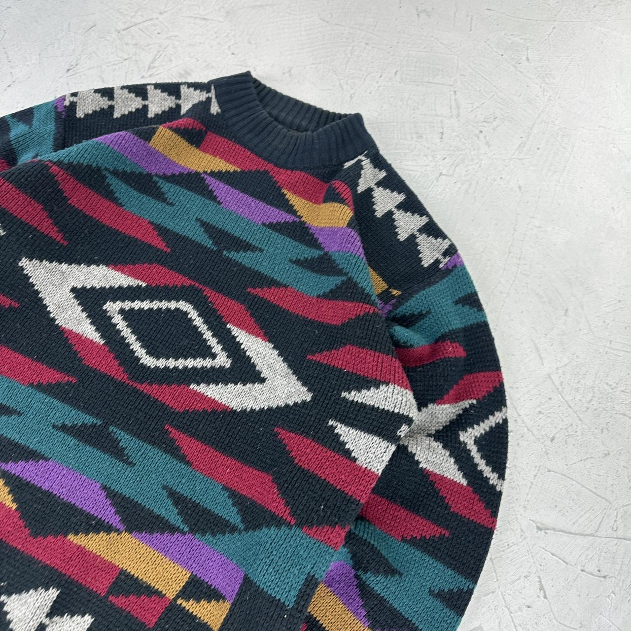 Navajo 90's Knitted Sweatshirt - Small