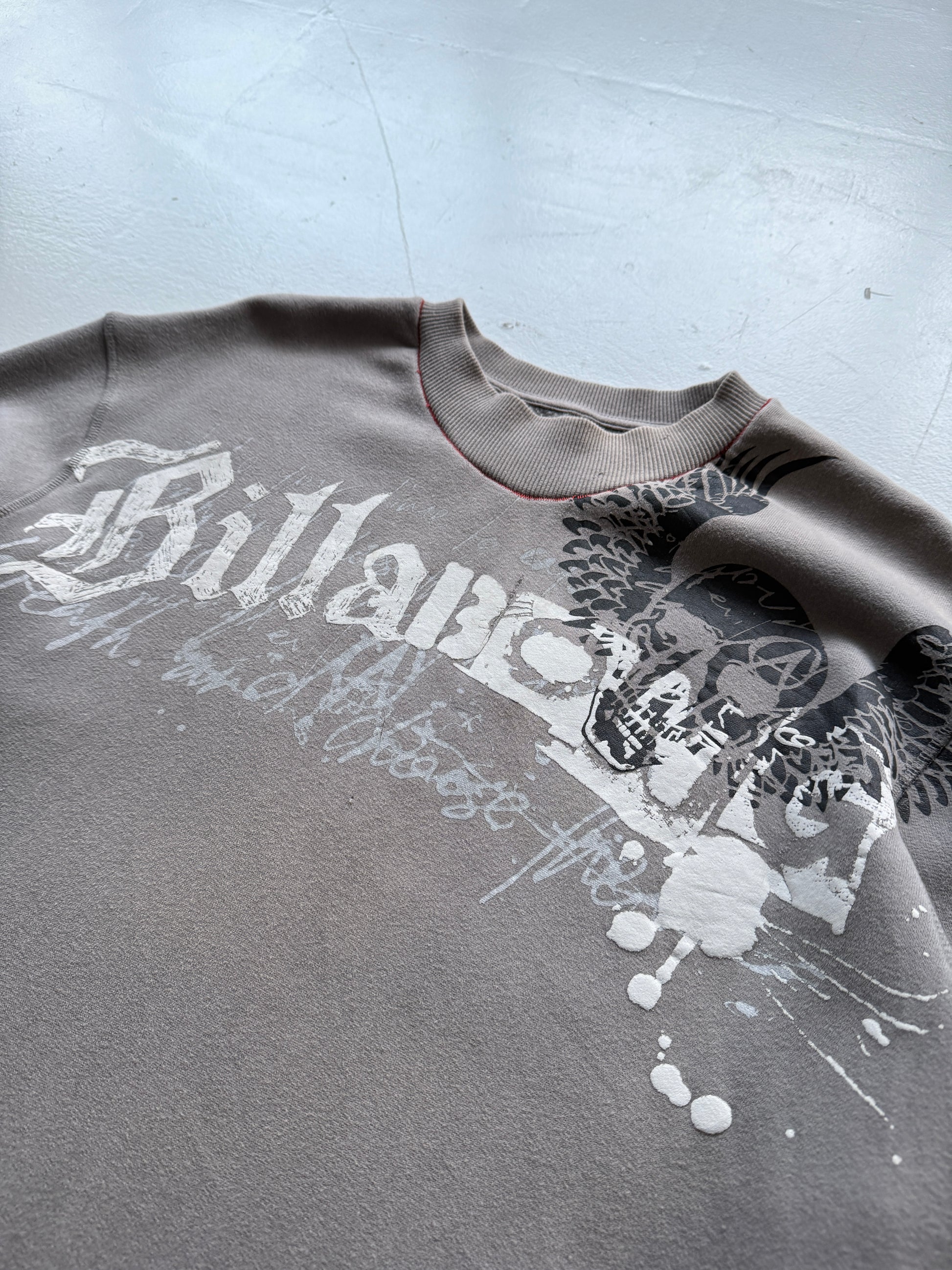 Beige Billabong 00's Vintage Y2K Surfer Graphic Sweatshirt Jumper - XL