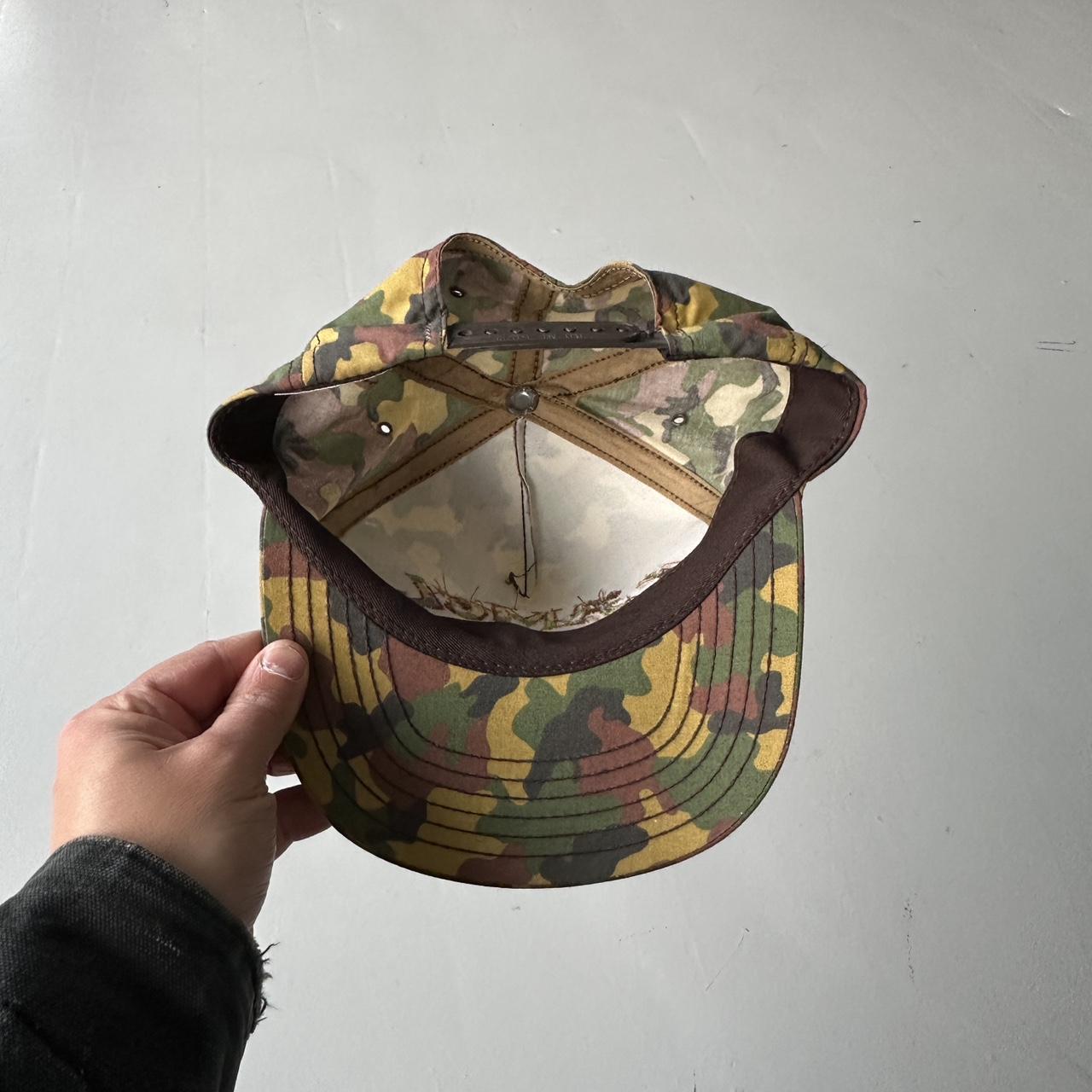 Camouflage Camel Cigarettes 90s Vintage Cotton SnapBack Trucker Cap