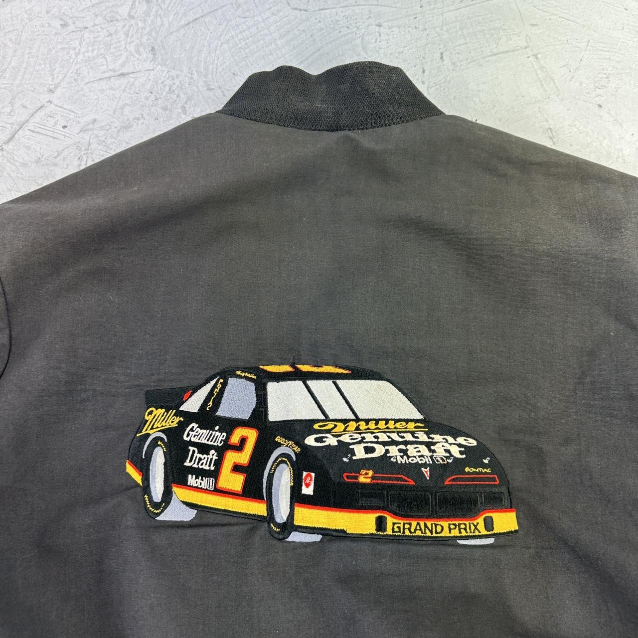 NASCAR 90s vintage black bomber jacket - Medium