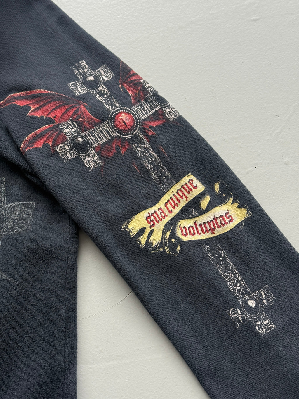 Alchemy England Dragon Cross Y2K Vintage Zip Hoodie - Women's 8-10 / XS