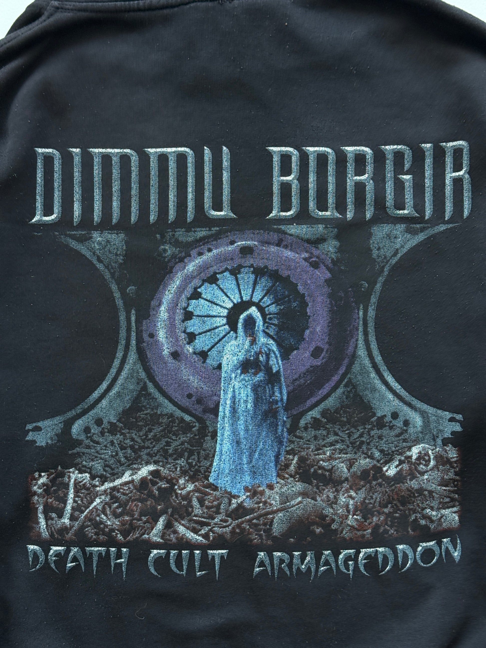Dimmu Borgir Death Cult Armageddon 00's Vintage Metal Hoodie - XL