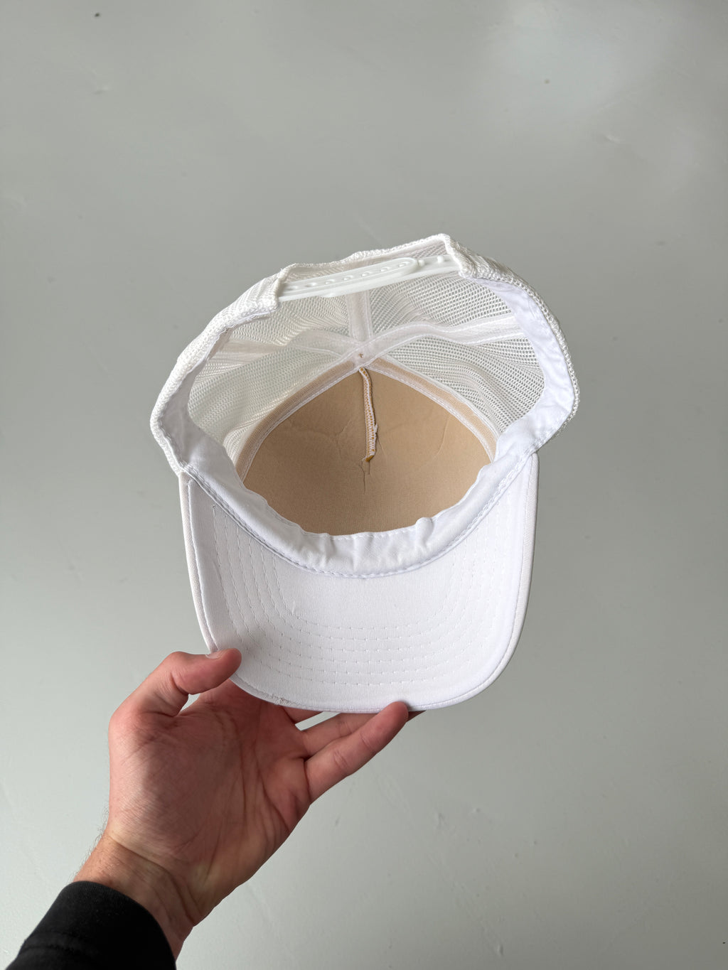 White Firefall Vintage Foam and Mesh SnapBack Trucker Cap