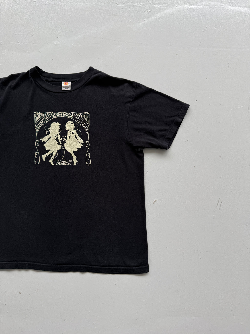 Black Komeiji Satori 00's Vintage Anime Graphic Gamer T-Shirt - Large