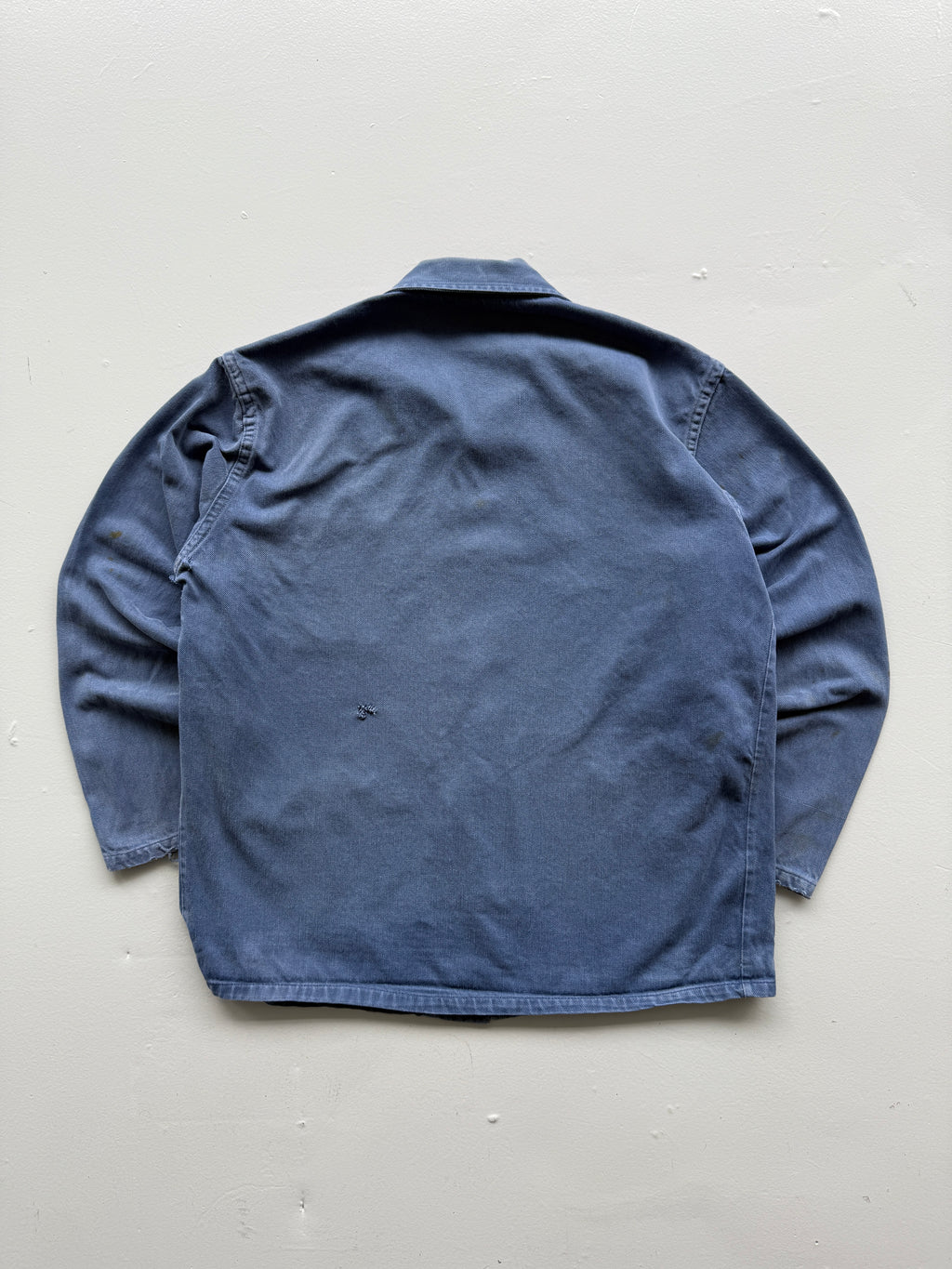 Blue French Chore Jacket 80's Vintage Workwear CH223 - Womens Small