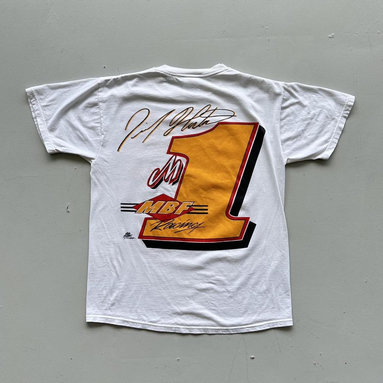 White Nascar Vintage T-shirt - Small