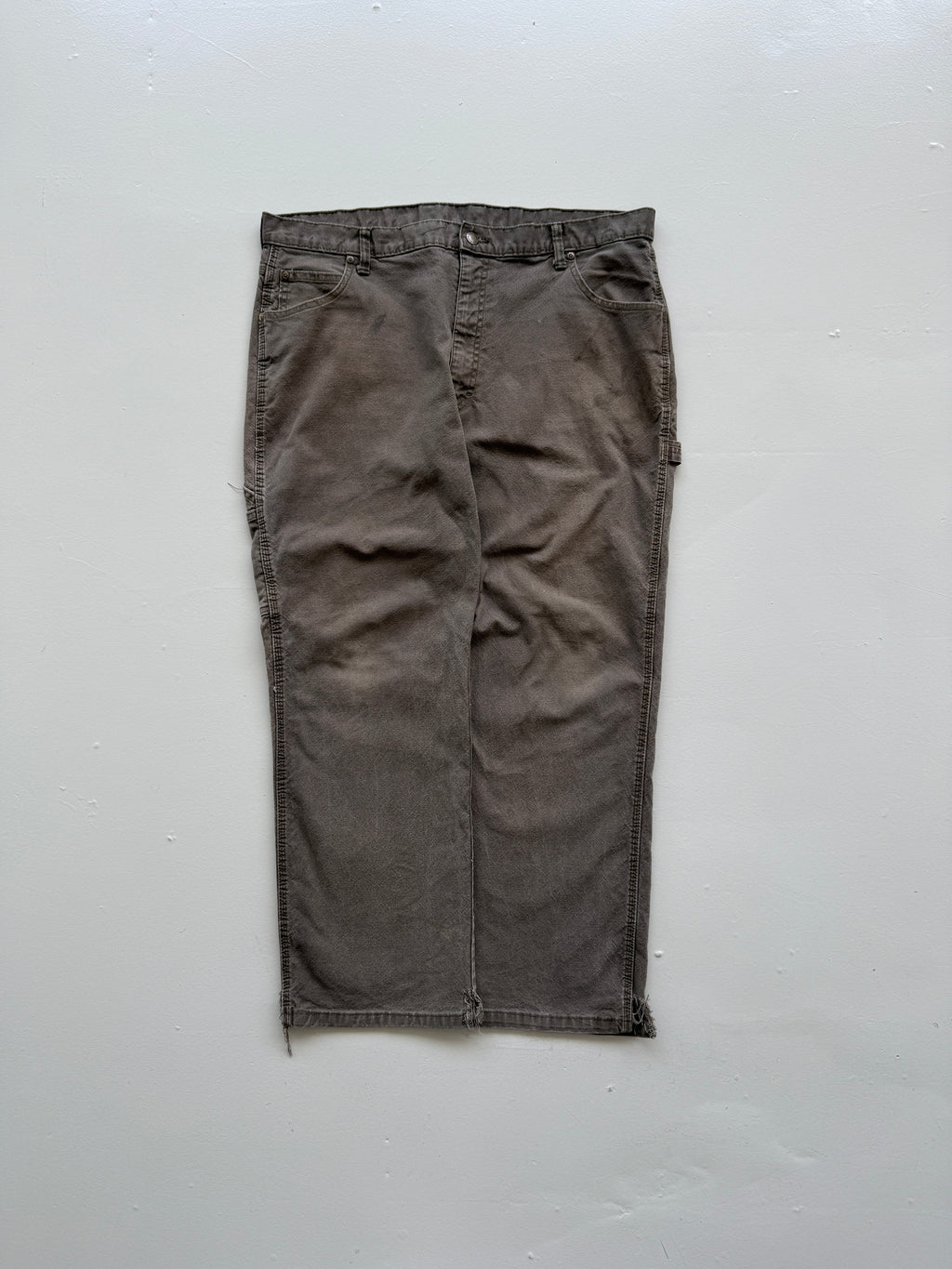 Brown Dickies 00's Vintage Carpenter Workwear Trousers - W38 x L29