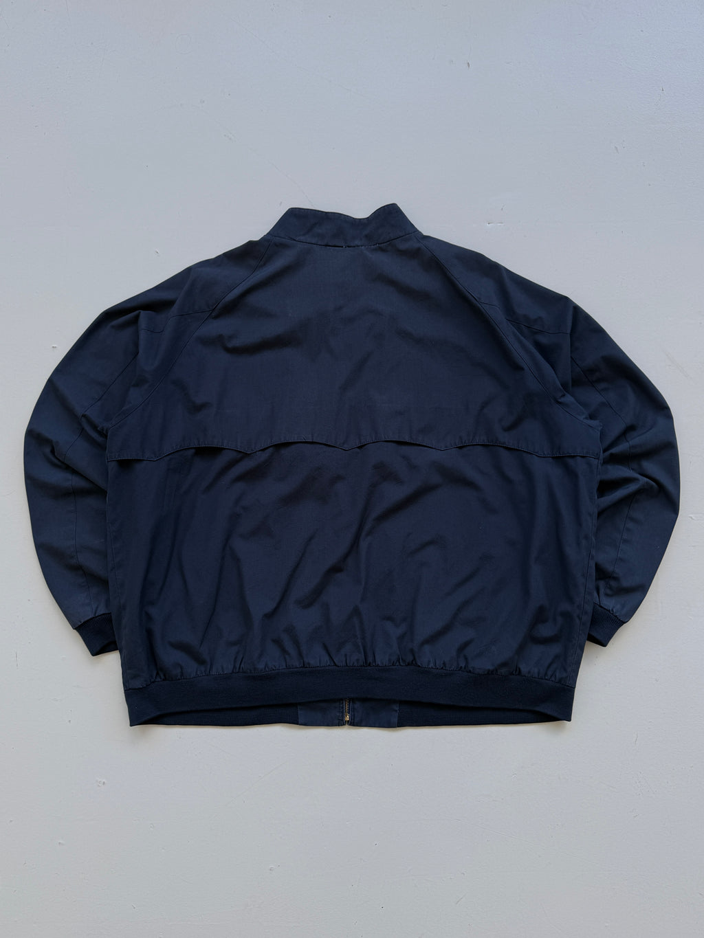 Lacoste Navy Harrington Vintage Jacket Made in Sri Lanka - XXL