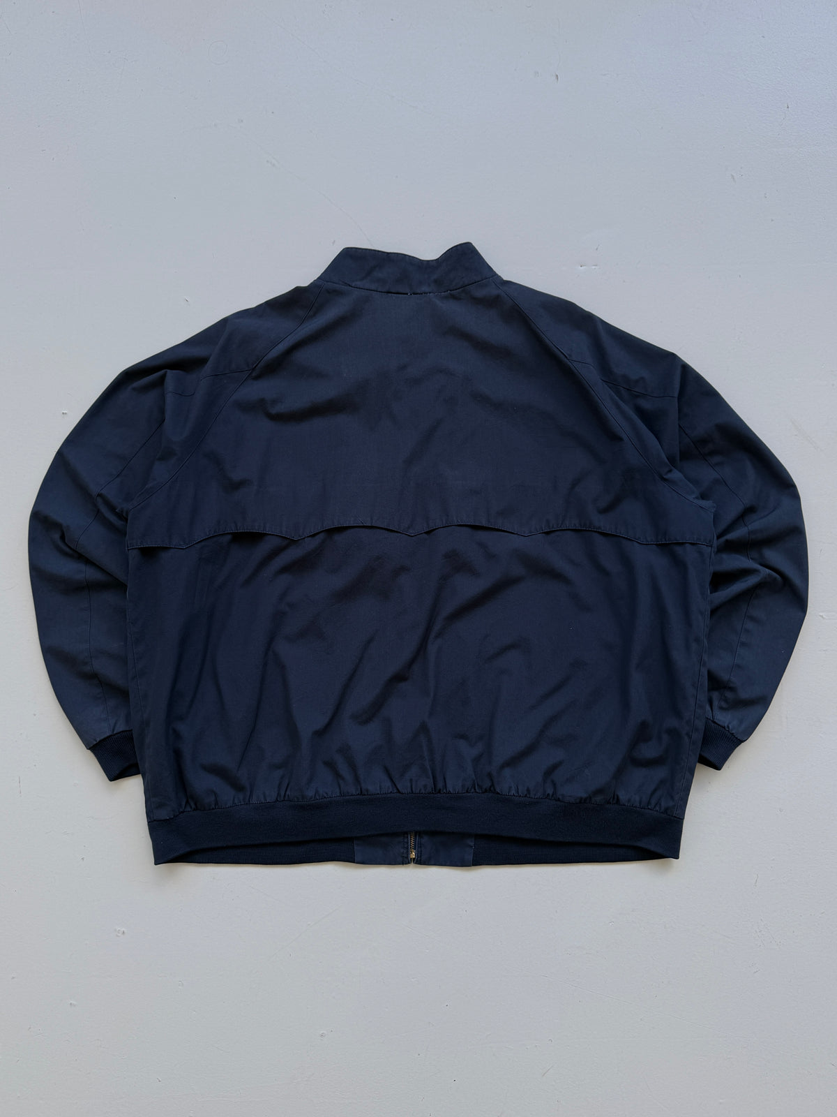 Lacoste Navy Harrington Vintage Jacket Made in Sri Lanka - XXL