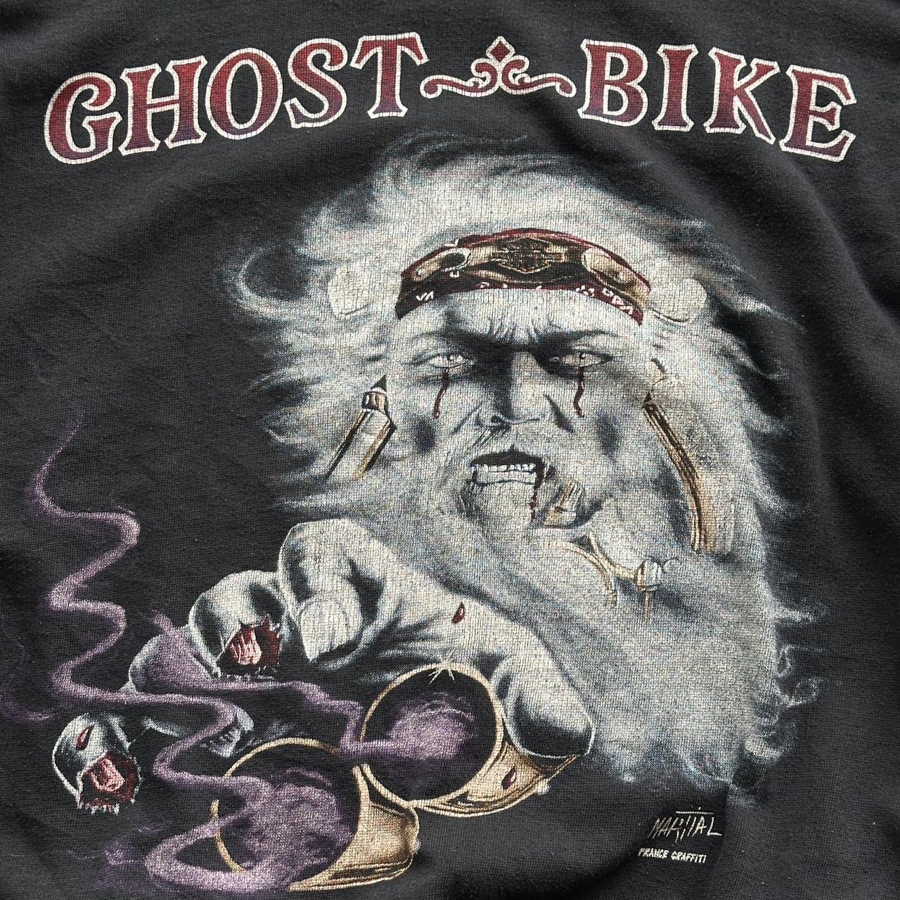 Black Ghost Bike Vintage Graphic Sweatshirt - Large