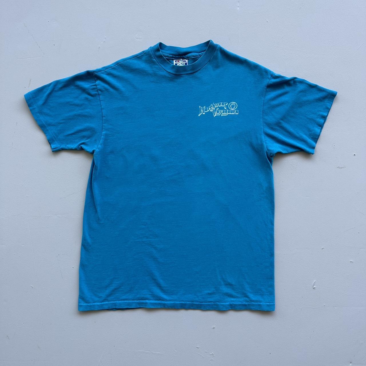 Northwest Voyager Blue 90s Vintage T-shirt - Small