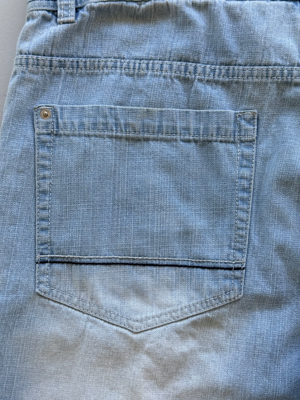 Light Blue Southpole 00's Vintage Y2K Baggy Hip Hop Denim Shorts - W38 x L10