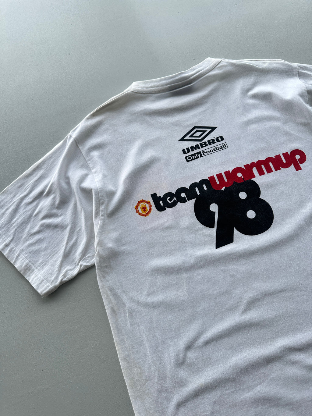 Umbro Manchester United Sharp 90's Vintage T-Shirt - Large