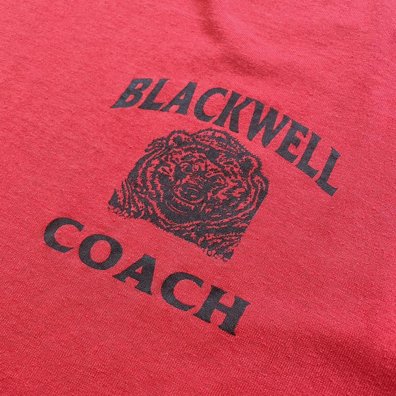 Red Blackwell Coach 80s/90s Americana Vintage T-shirt - XL
