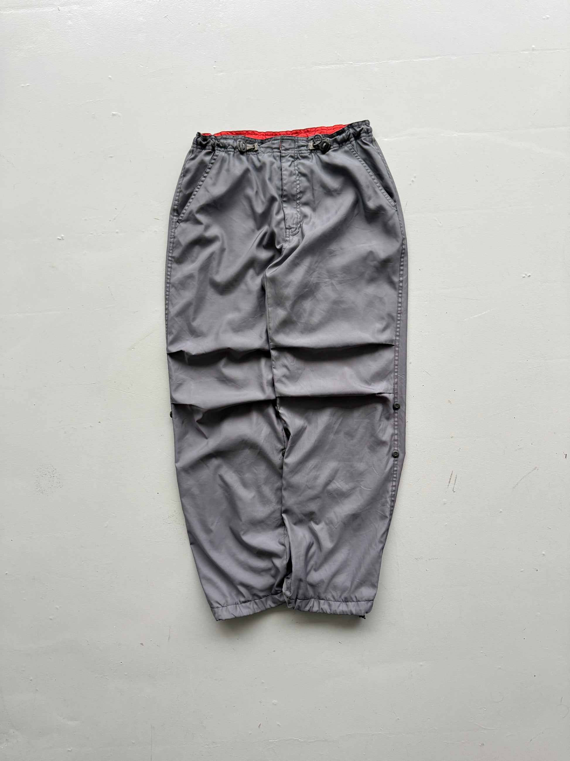 Grey GAP 00's Vintage Embroidered Track Pants Trousers - W30 x L29