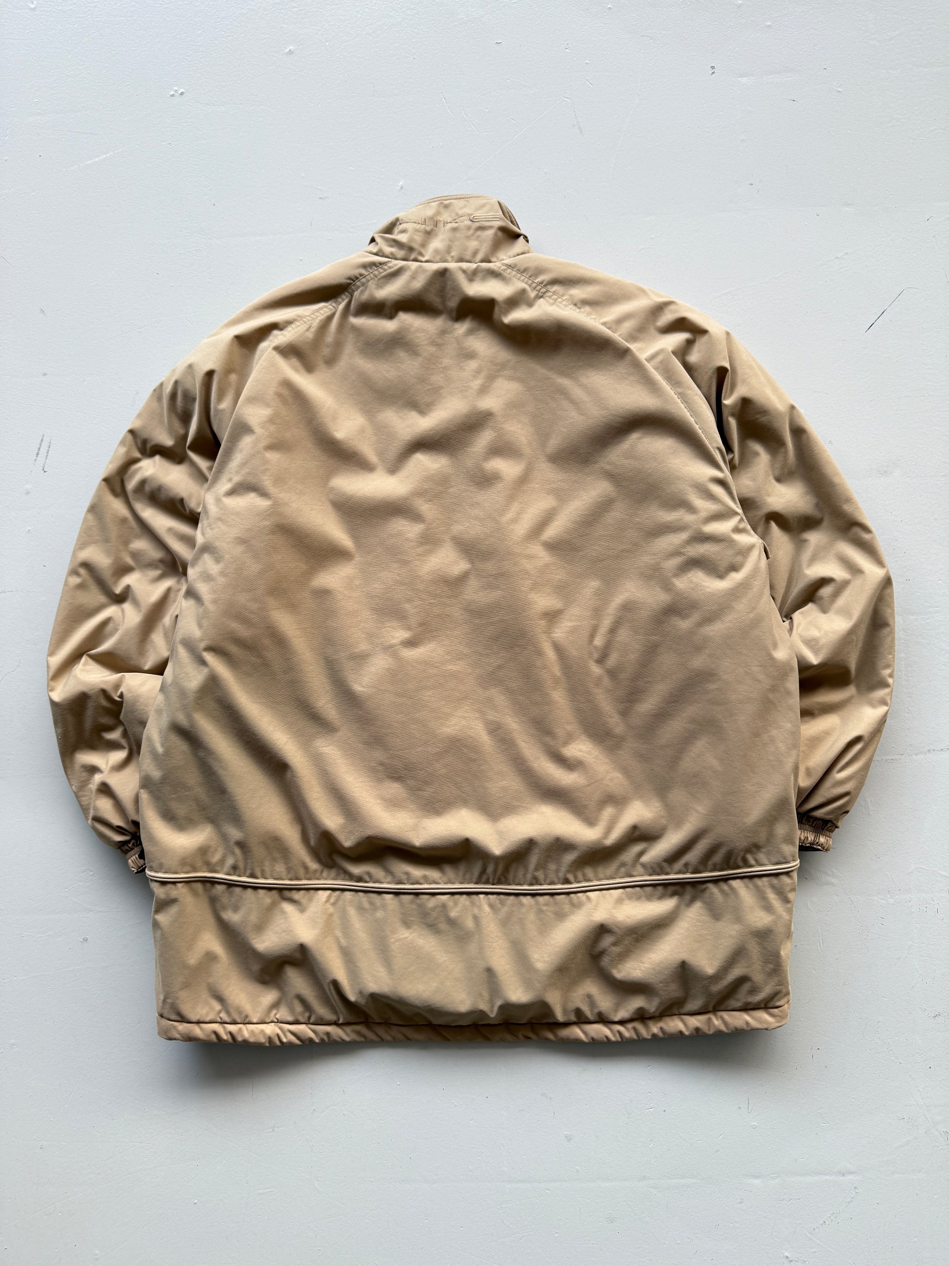 Beige Nike 00's Vintage Puffer Winter Jacket - XL