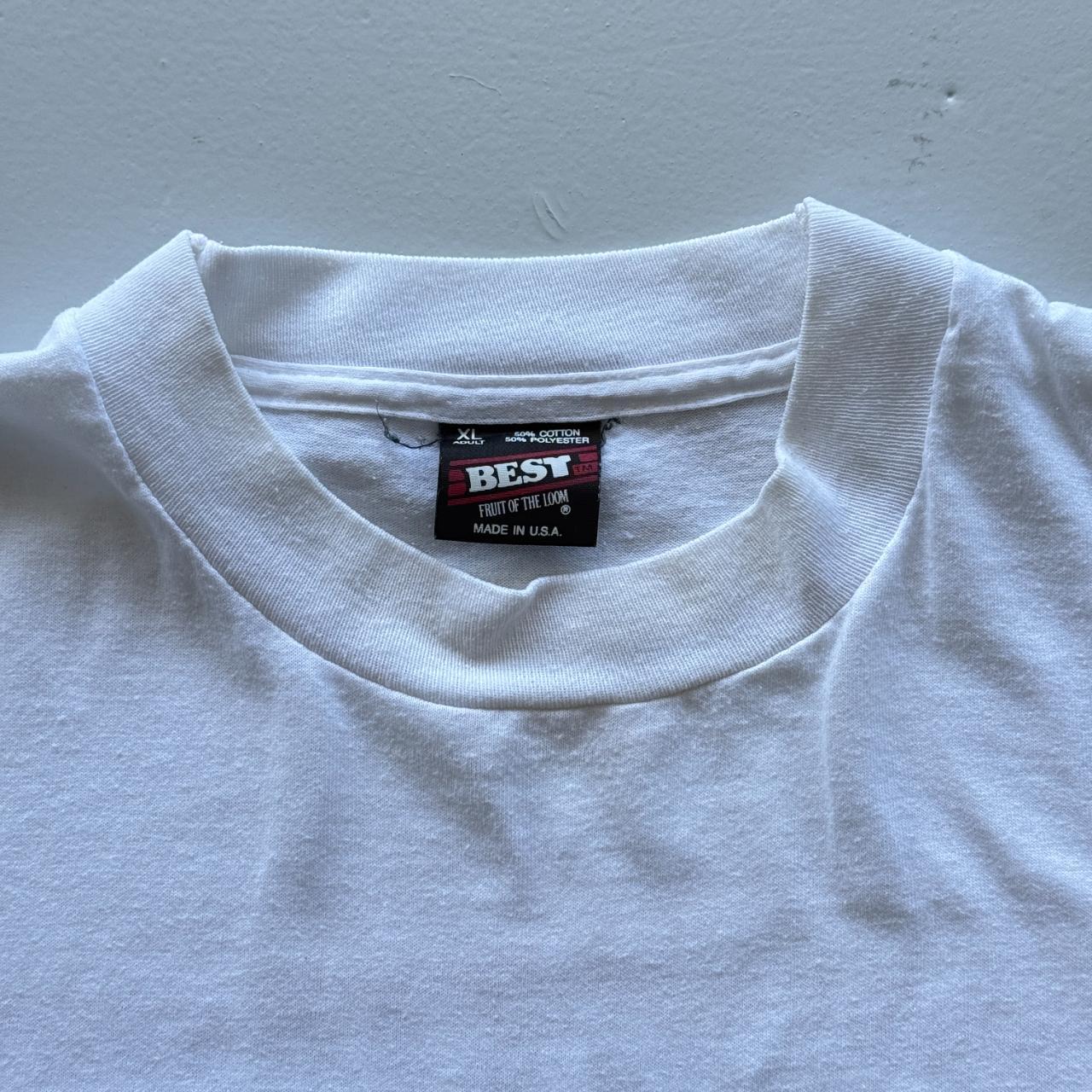 White Echo Star Vintage 90s T-shirt - Boxy XL