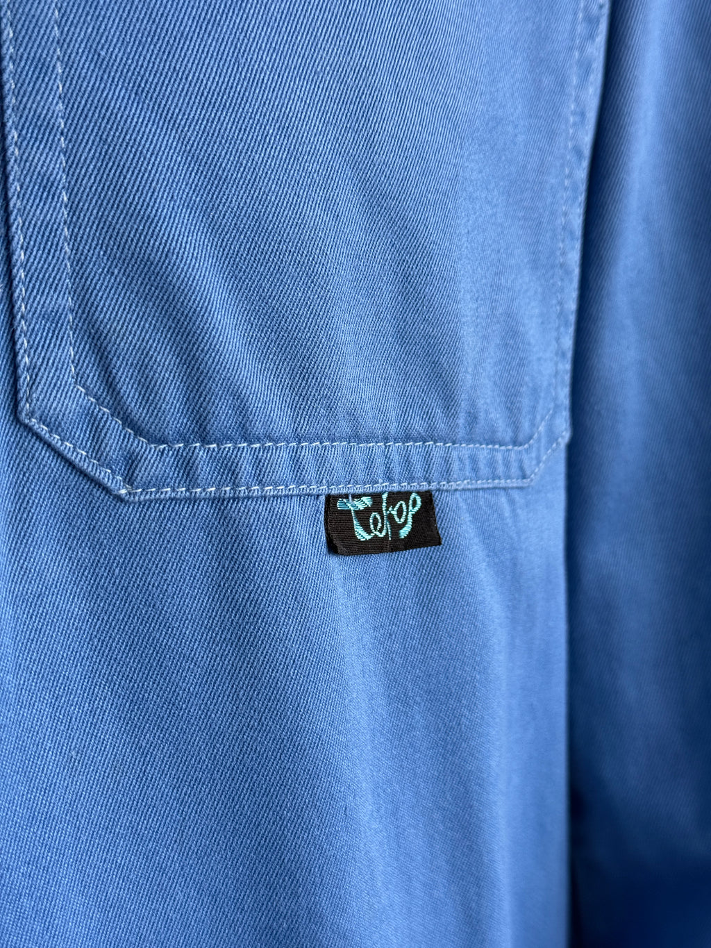 Blue Tekop 70's Vintage Workwear Chore Jacket CH509 - Medium
