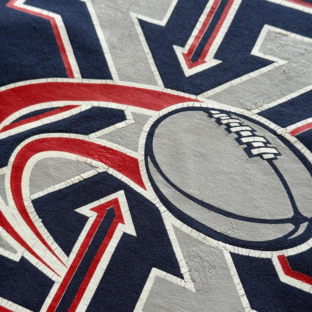 Navy Blue X Football 00’s Vintage Graphic Sweatshirt - Medium