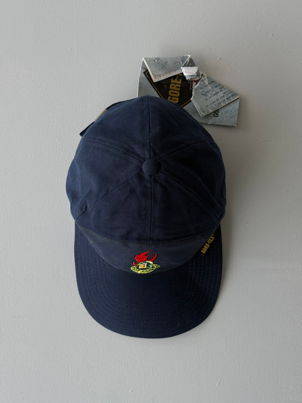 Navy Deutsche Jugendfeuerwehr Gore-Tex 90's Vintage Cap