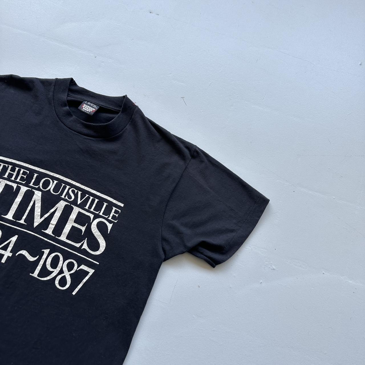 The Louisville Times Black 80s Vintage T-shirt - Medium