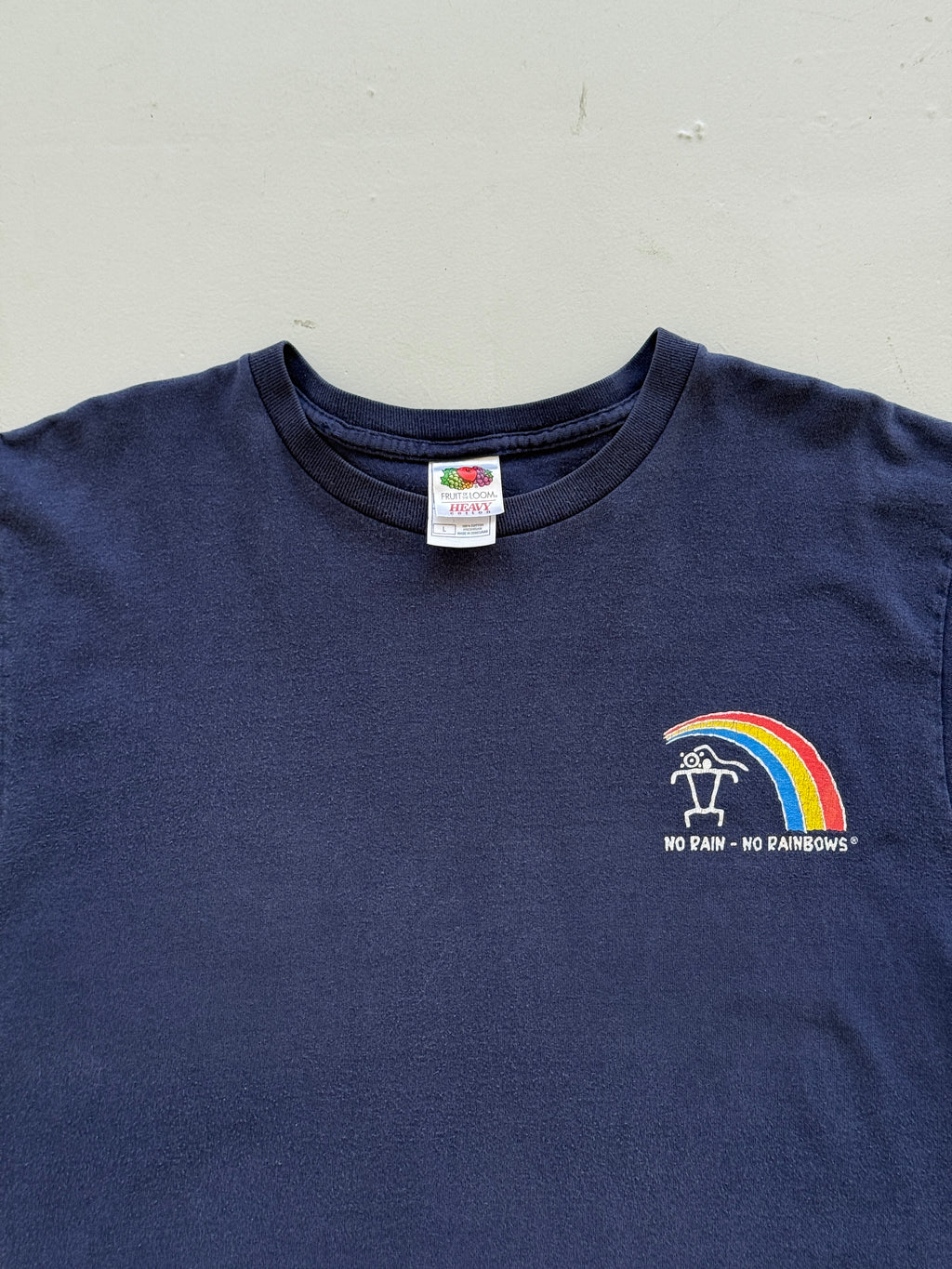 Navy Blue Hawaii 00's Vintage Tourist Graphic T-Shirt - Large