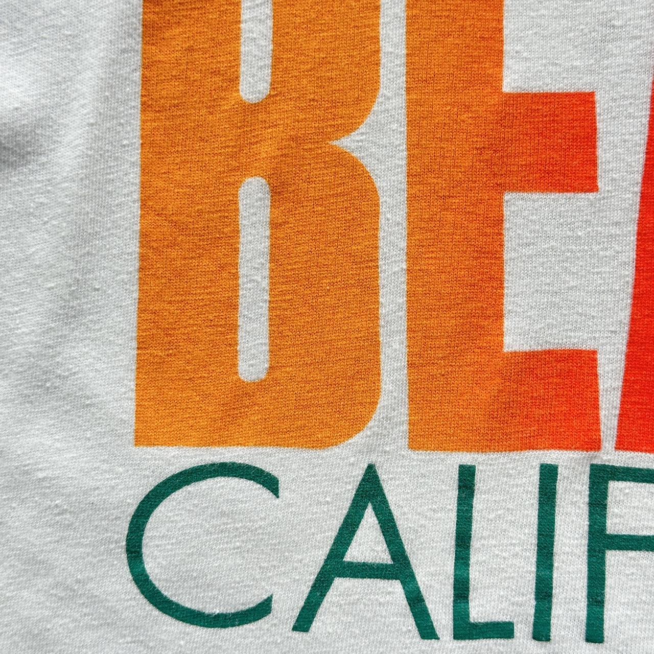 White Venice Beach California Vintage 90's T-shirt - Boxy XL