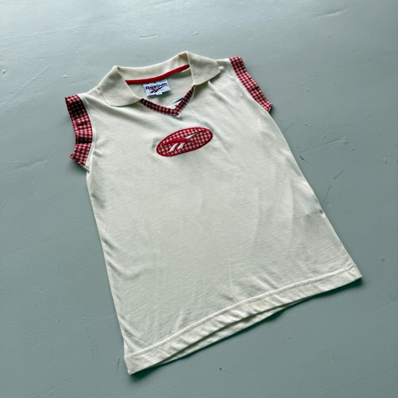 Cream Reebok 90s Deadstock Baby T-Shirt Vest - Size 10