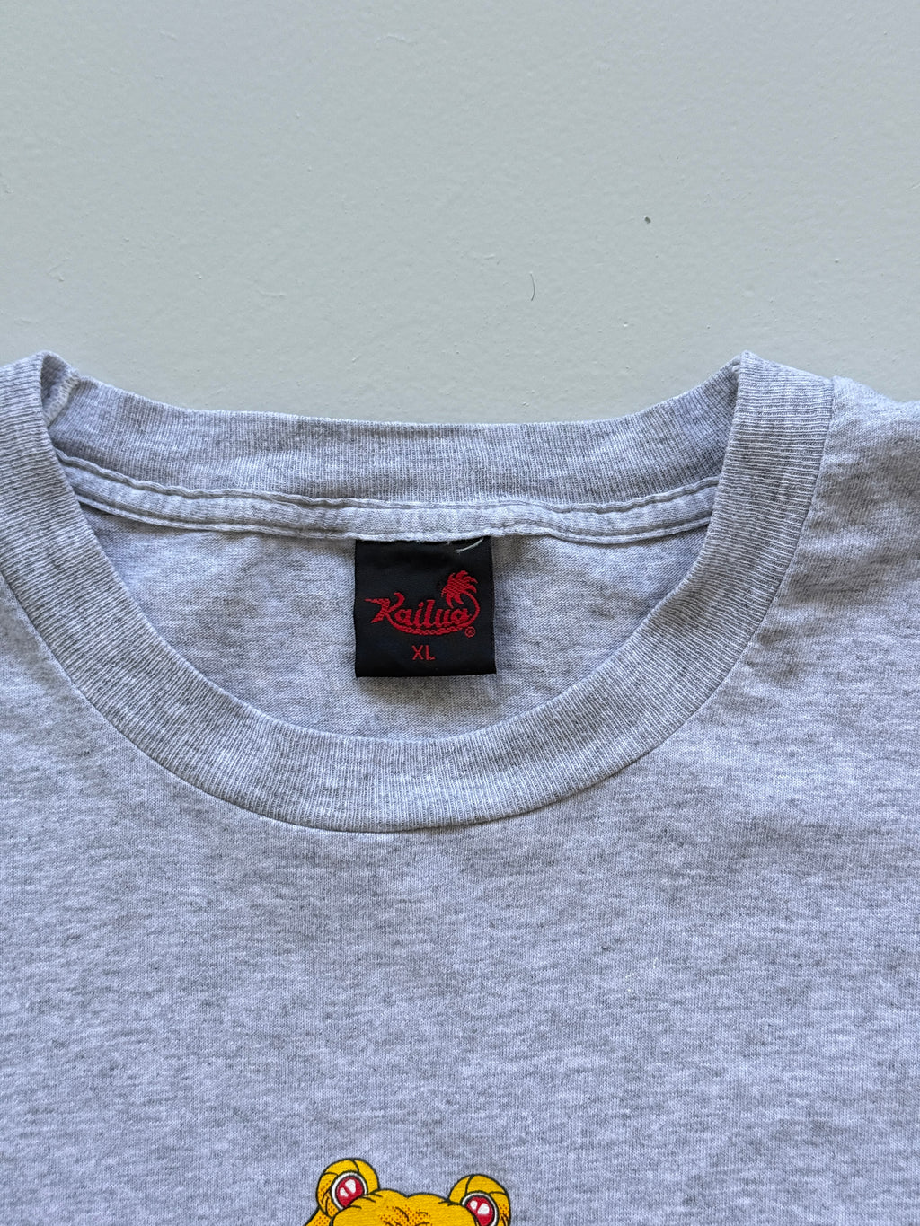 Grey Sailor Moon Frisky 90's Vintage Rare Single Stitch Graphic T-Shirt - XL
