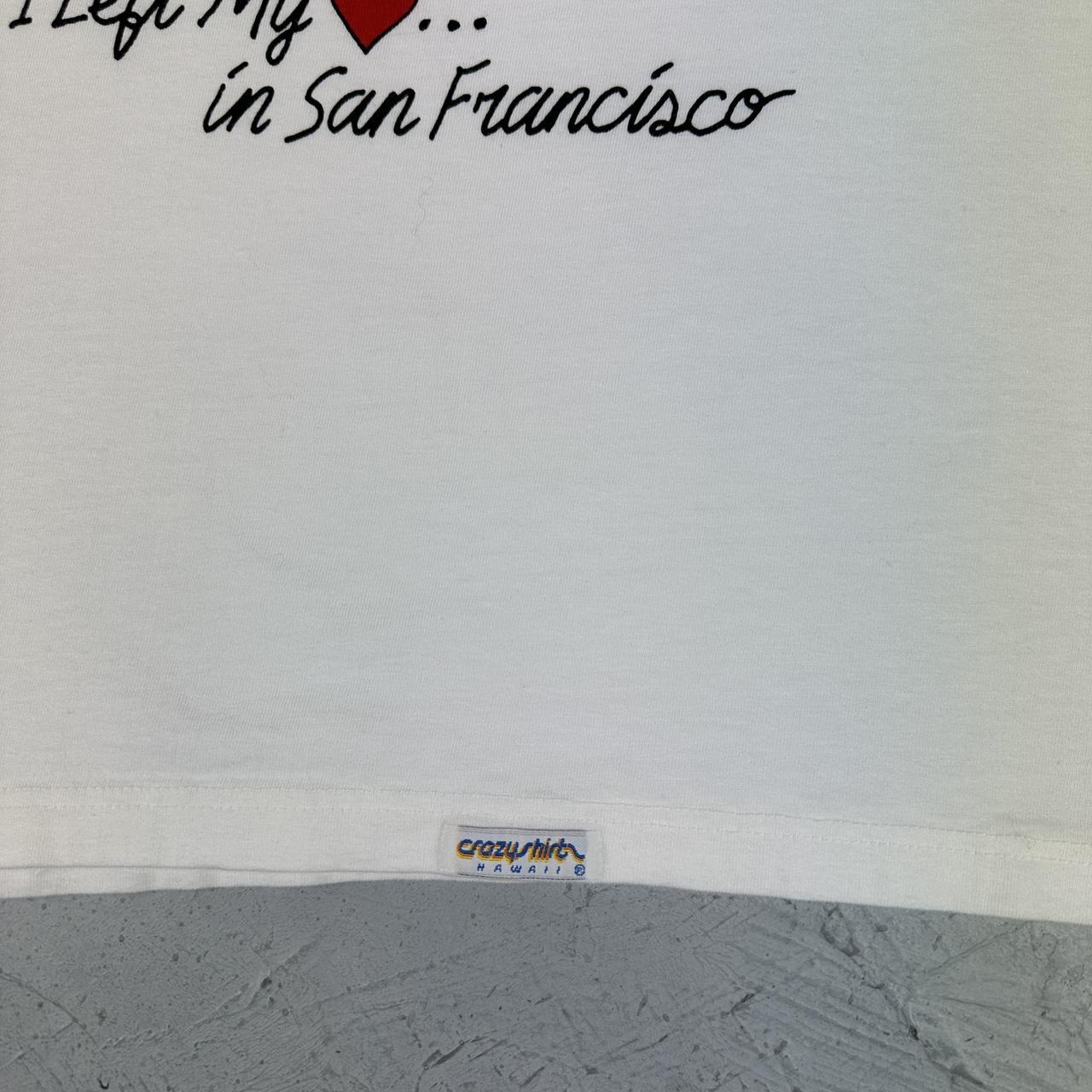 San Francisco 'BK Liban' Cats White 90s vintage T-shirt - Small