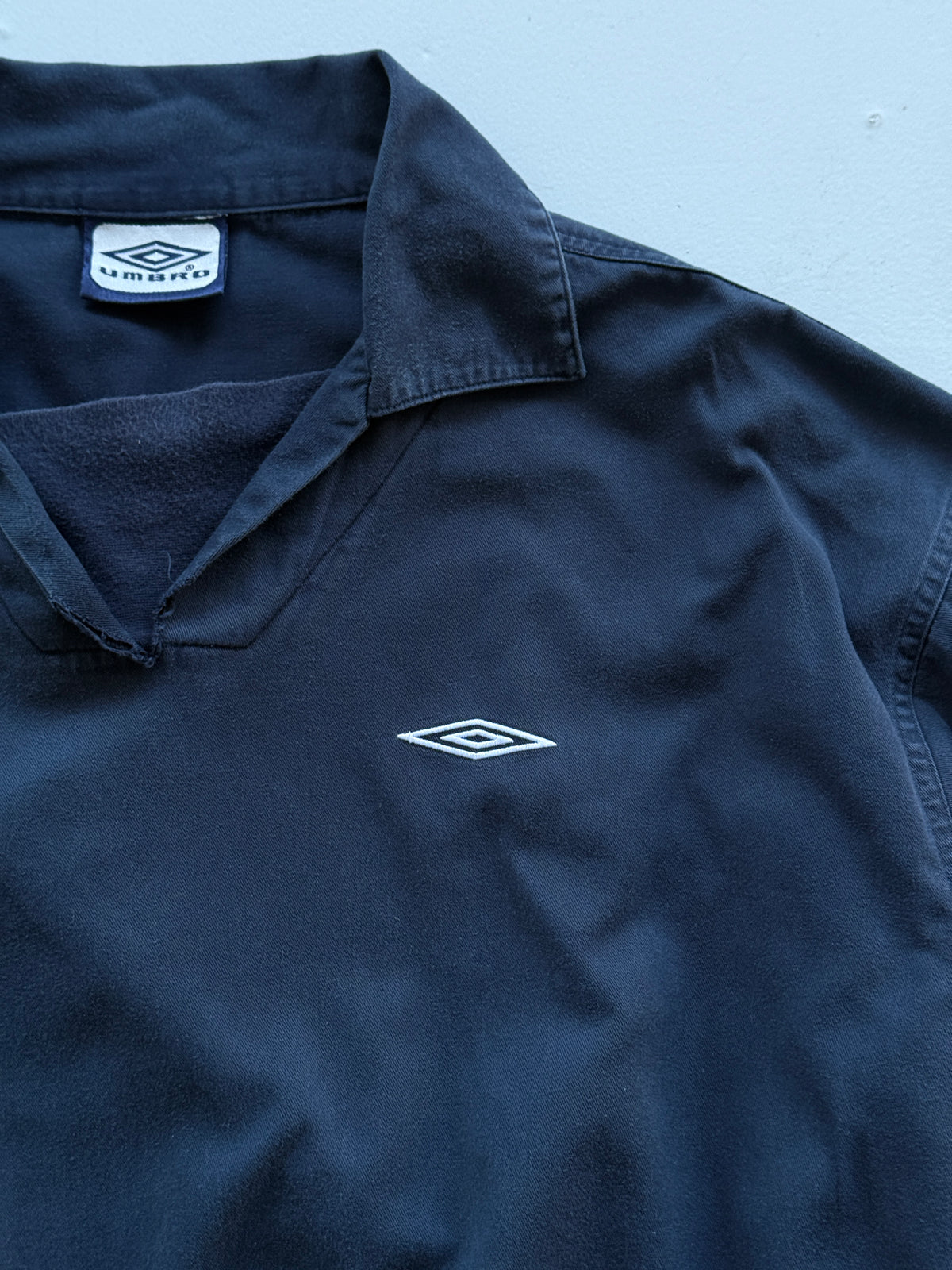 Umbro Navy Cotton 90's Vintage Training Sweatshirt - XL