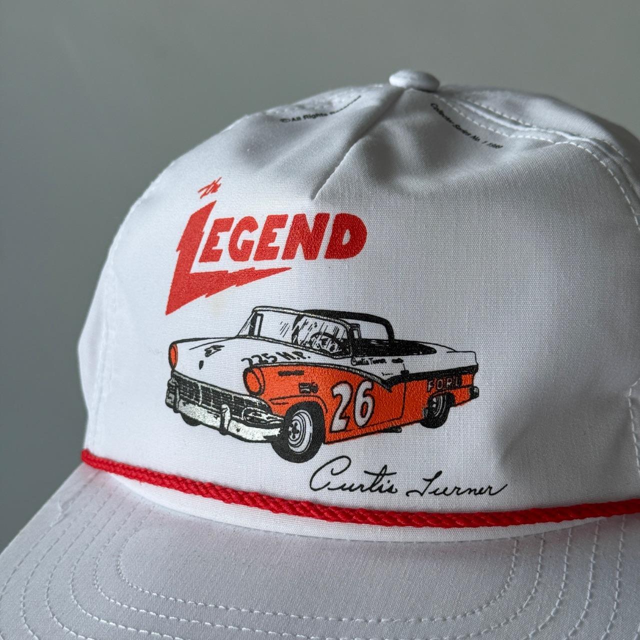 White The Legend Vintage SnapBack Trucker Cap