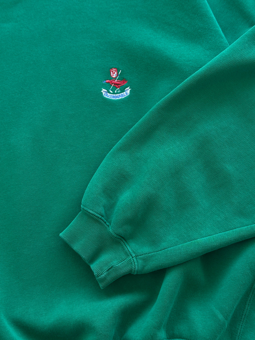 Green Golfing 90's Vintage Made in France Sweatshirt Jumper - Large