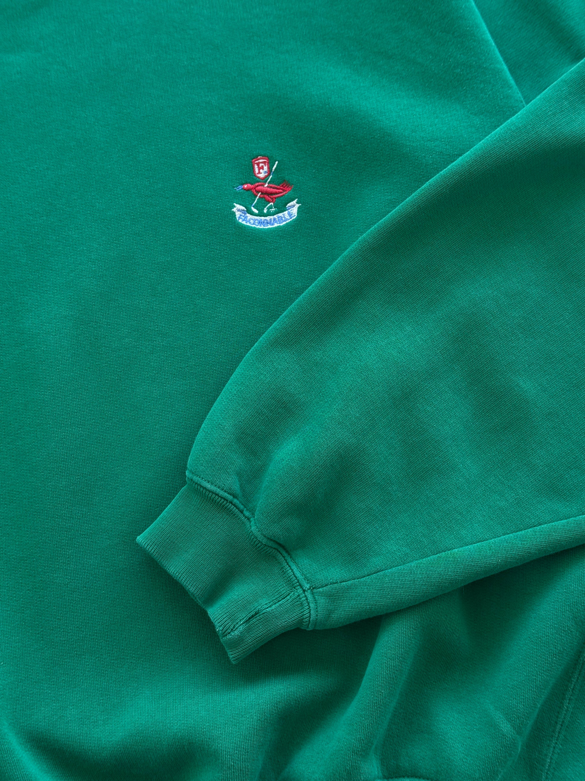 Green Golfing 90's Vintage Made in France Sweatshirt Jumper - Large