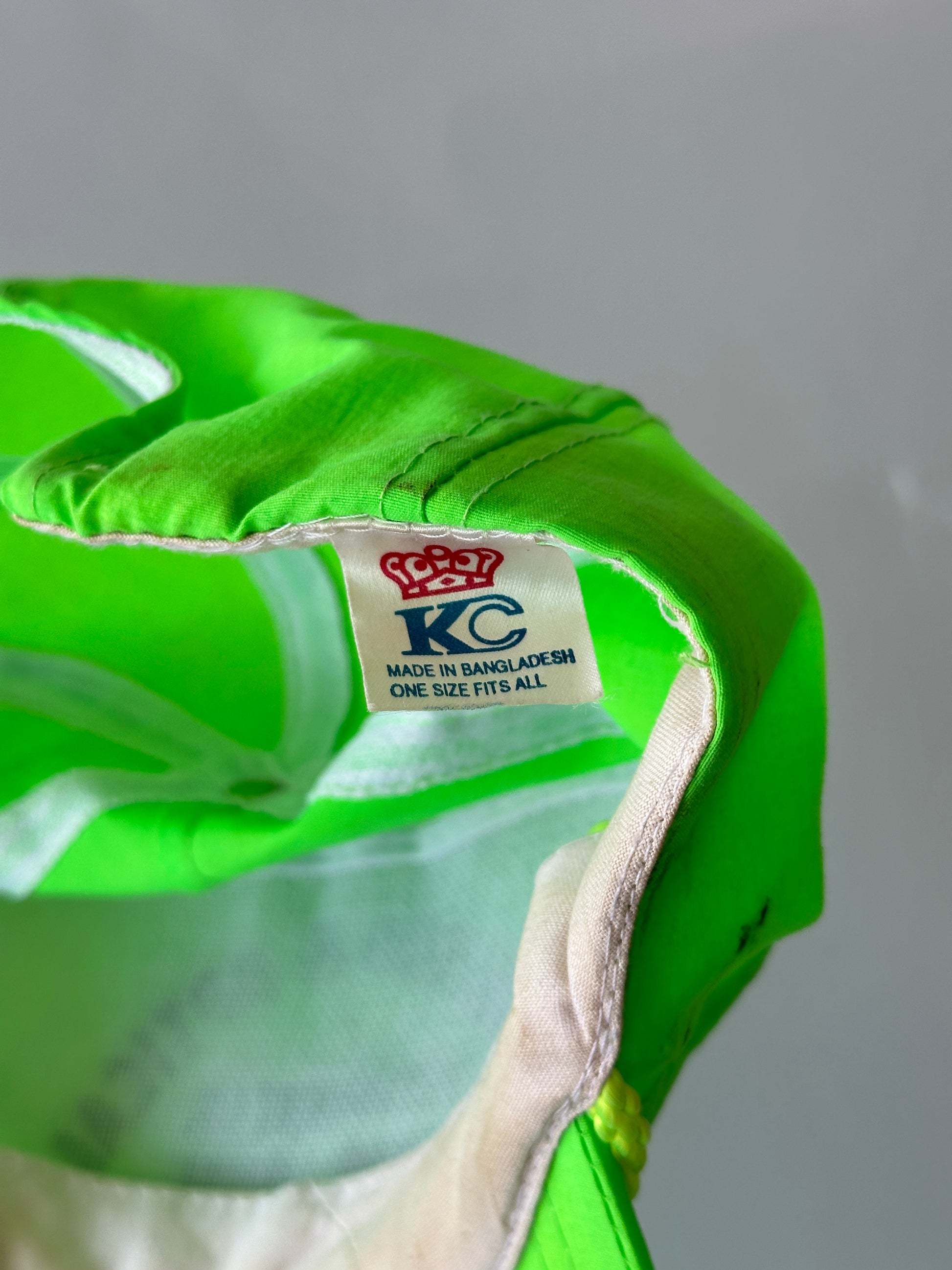 Neon Green Surveying & Optical 90's Vintage SnapBack Trucker Cap