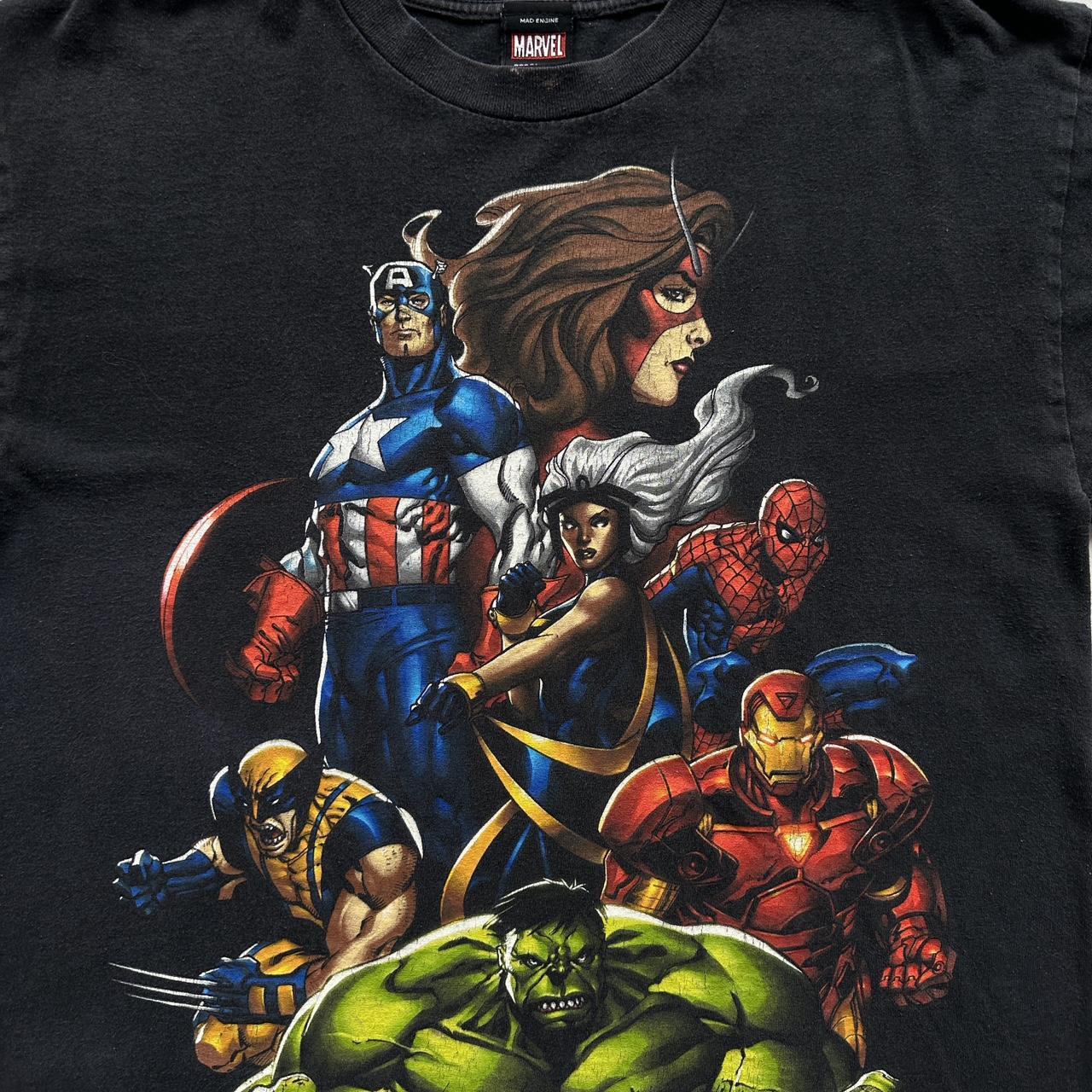 Marvel Mad Engine 00s Vintage T-shirt - Boxy Large