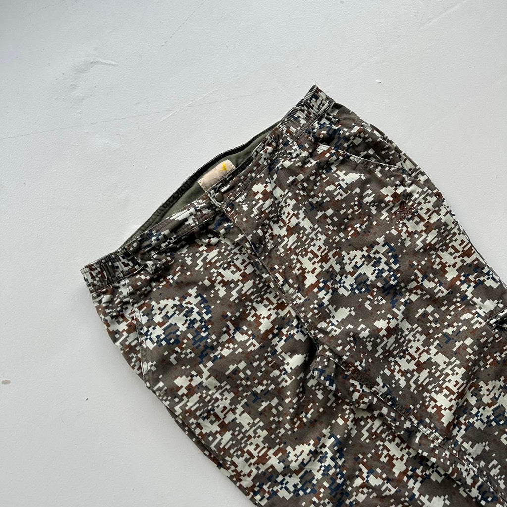 Digital Camo Military Vintage Cargo Pants - 38" x 29"