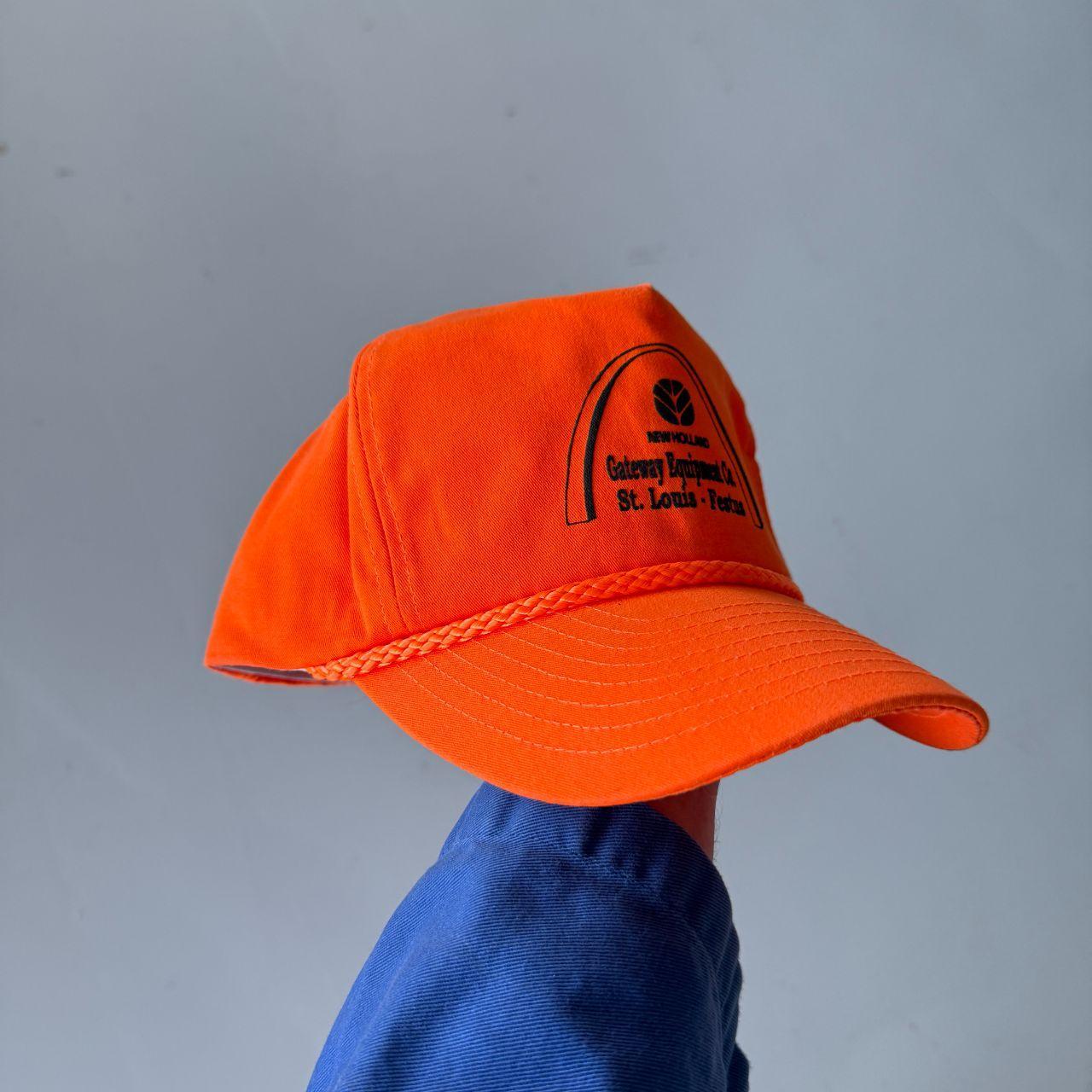 Orange GATEWAY Equipment Co Vintage SnapBack Trucker Cap