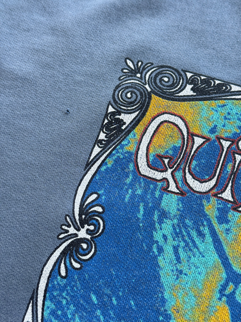 Quiksilver Electric Surf 90's Vintage Graphic Hoodie - XL