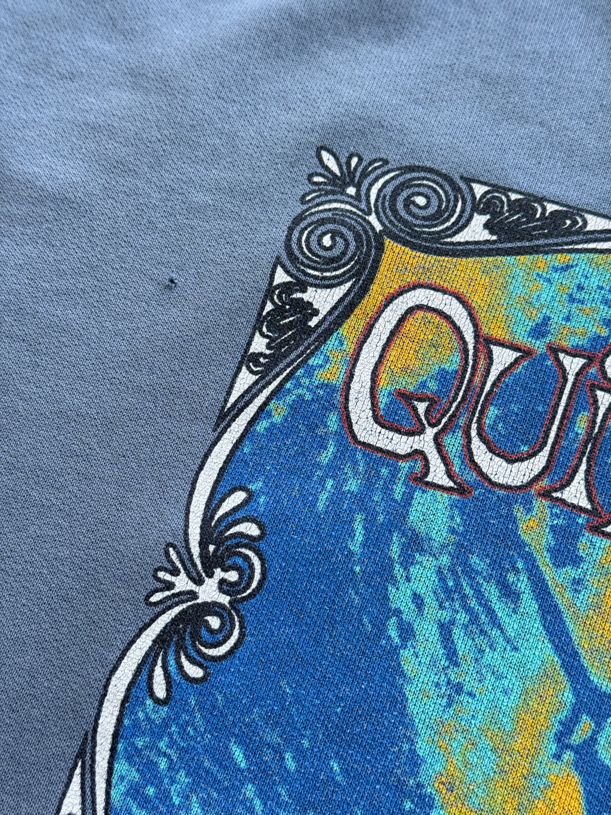 Quiksilver Electric Surf 90's Vintage Graphic Hoodie - XL