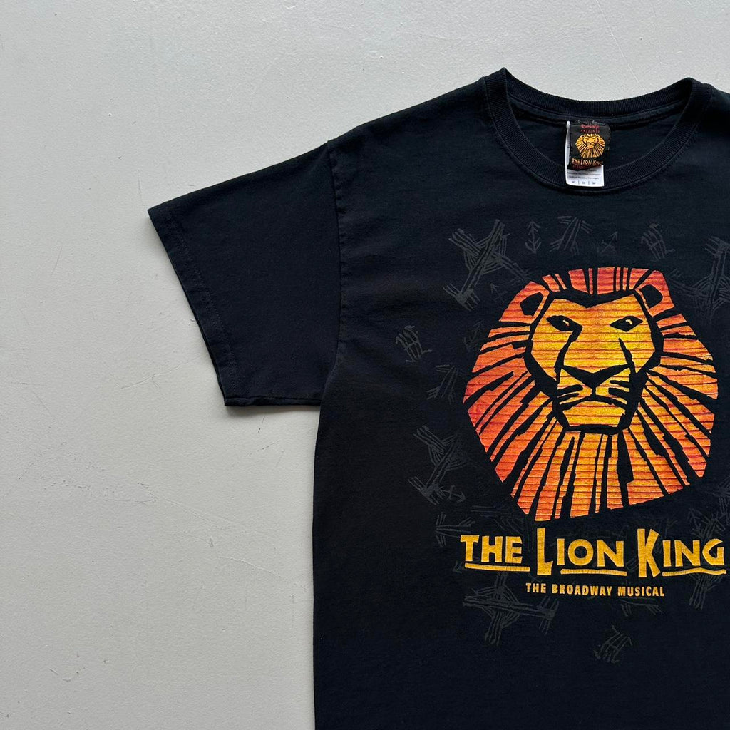 Black The Lion King Broadway Musical 00s Vintage T-shirt - Medium
