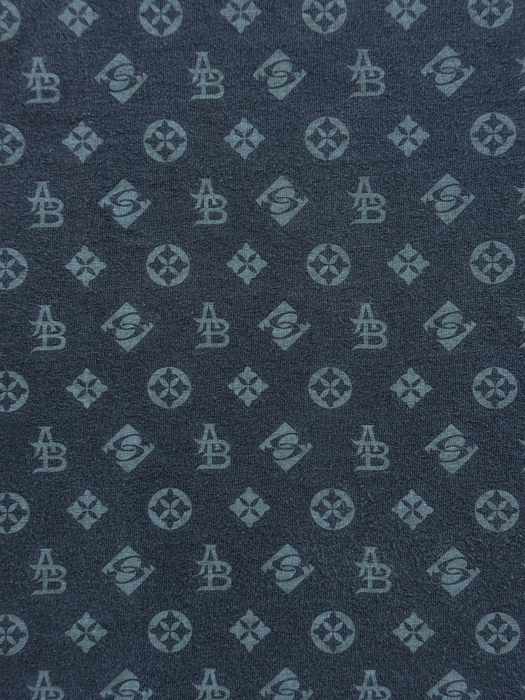 Black Anchor Blue 00's Vintage Y2K Graphic T-Shirt - XL