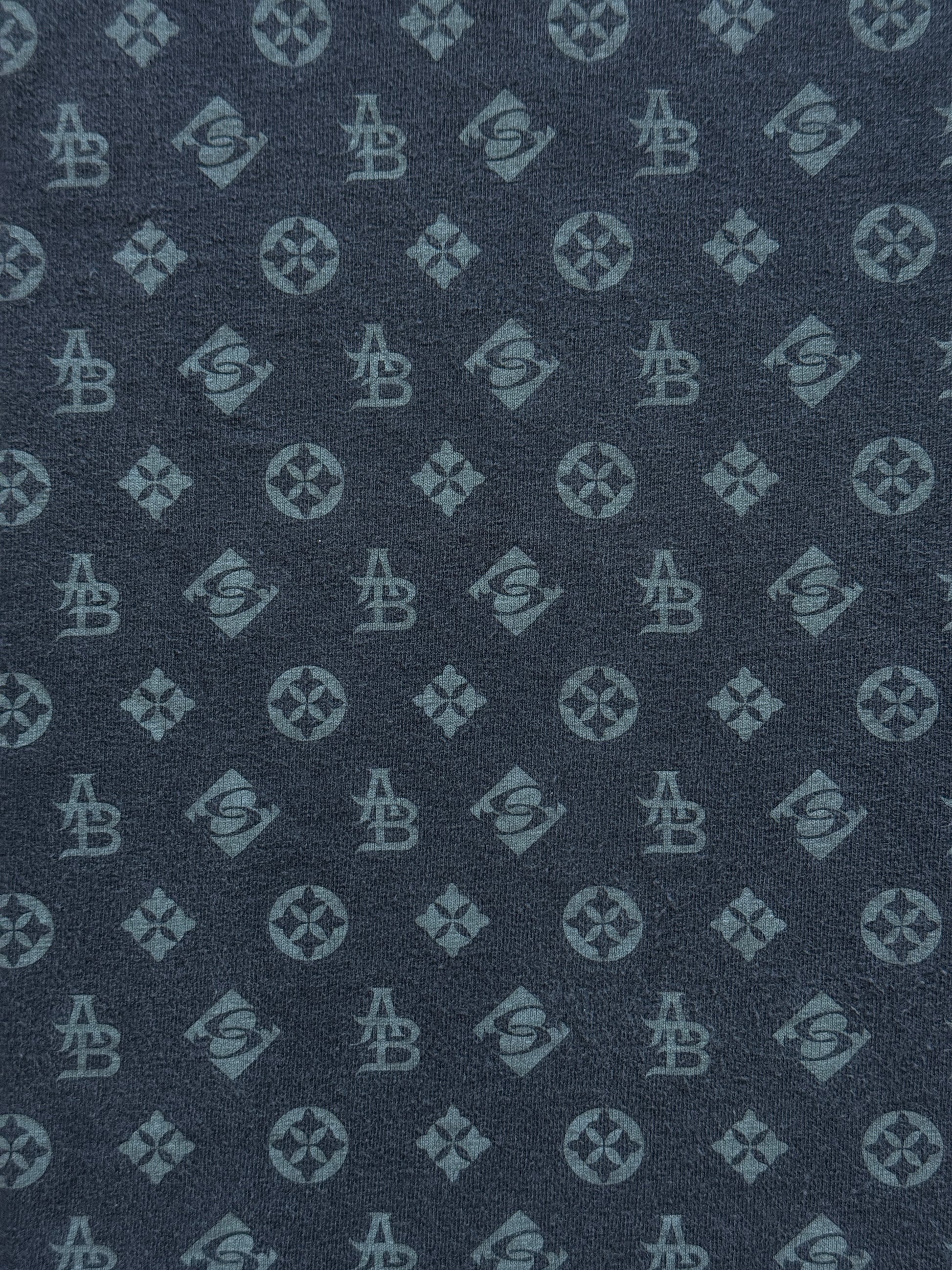 Black Anchor Blue 00's Vintage Y2K Graphic T-Shirt - XL