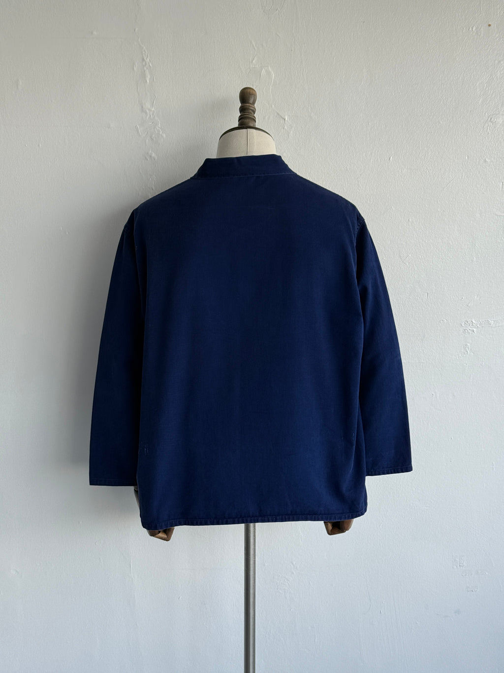 Navy Blue French 80's Vintage Workwear Chore Jacket CH498 - Medium